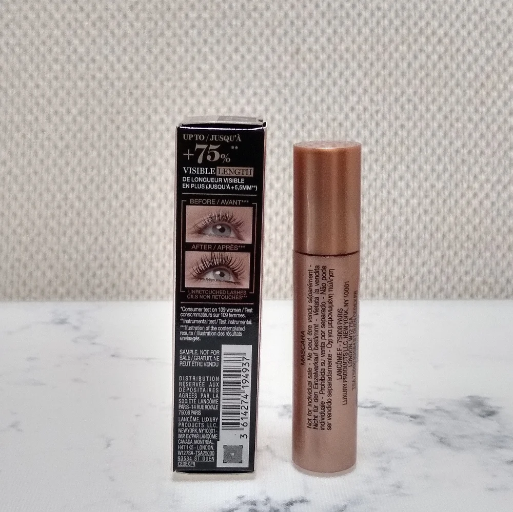 Lancome Flutter Extension Instant Lengthening Mascara True Black Travel Size